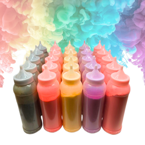 Holi Colour Powder - Special Squeeze Pack - 25 bottles box (10kg)